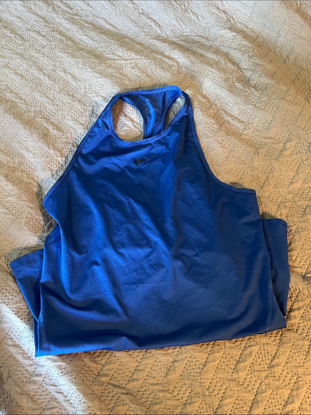 Nike Women's Bright Blue Performance Racerback Tank